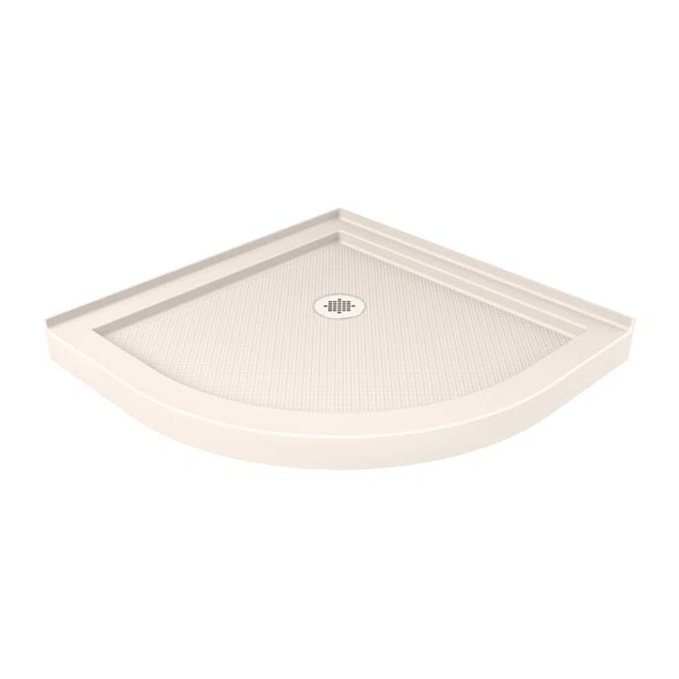 DreamLine Prime 33" x 74.75" Round Sliding Shower Enclosure with Base Included DL-6701-22-01FR