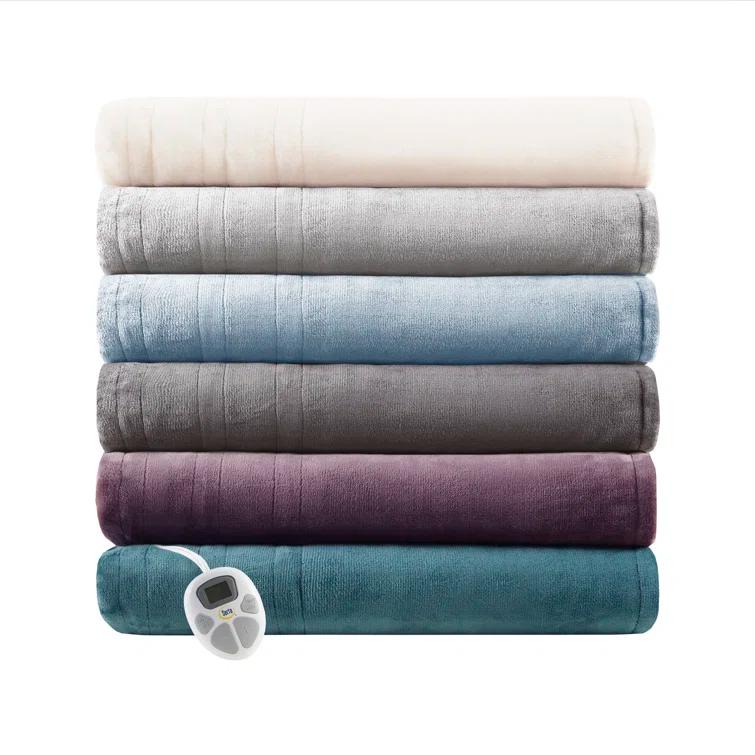 Serta Plush Heated Blanket