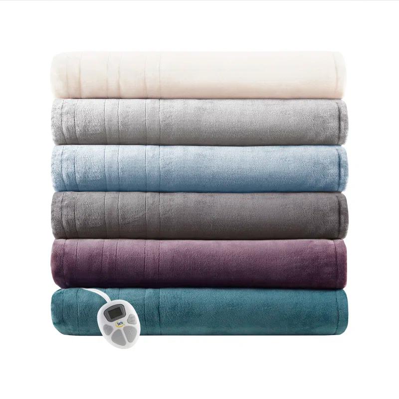 Serta Plush Heated Blanket