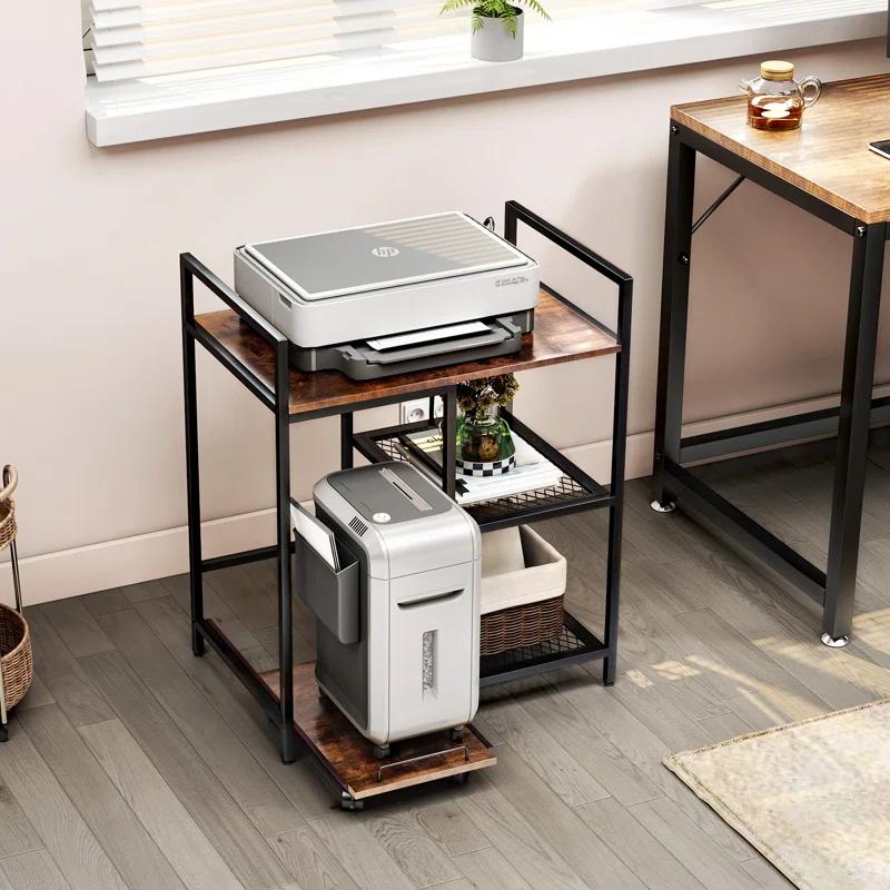 TC-HOMENY 28'' H x 23.5'' W Printer Stand