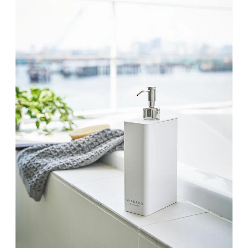 Yamazaki Home Yamazaki Home Dispenser, Contemporary Bottle Pump For Shower, 24 fluid oz., 700 ml