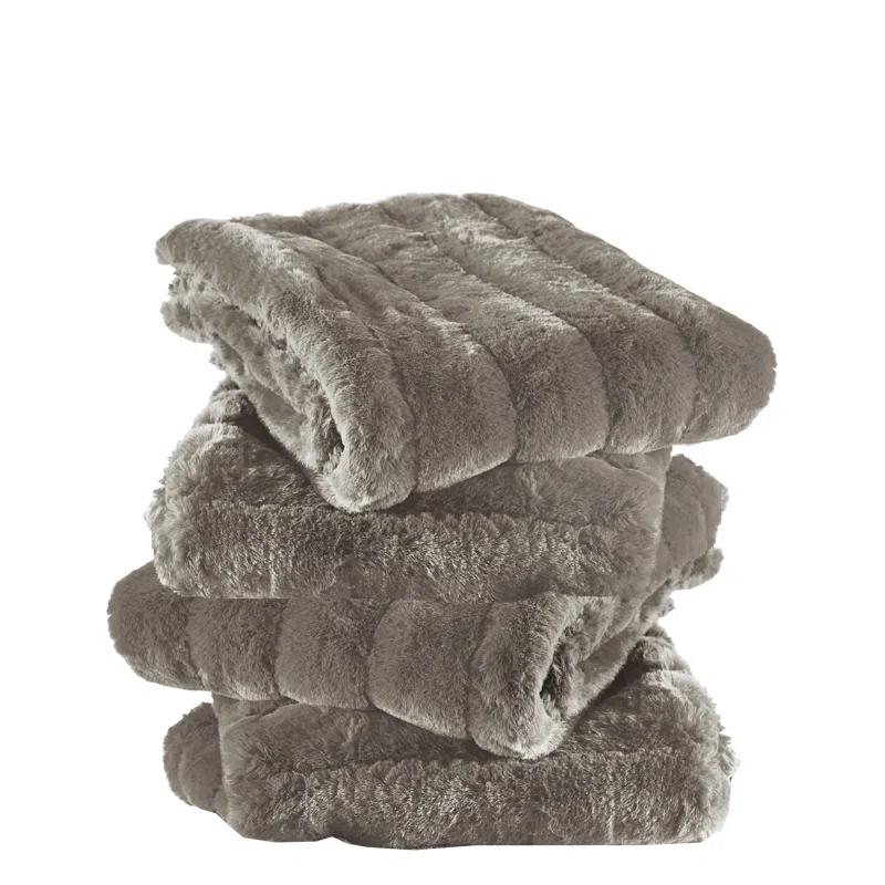 Home Soft Things Super Mink Pillow Cover (Set of 4)