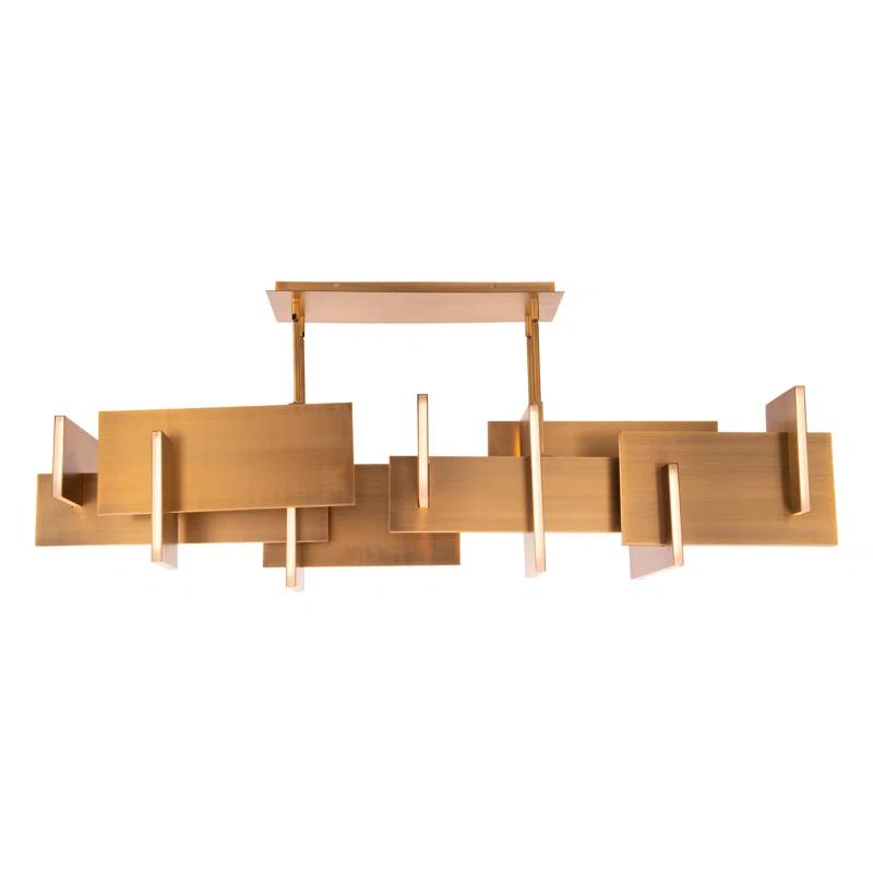 Modern Forms Amari 1 - Light Aged Brass LED Unique/Statement Pendant