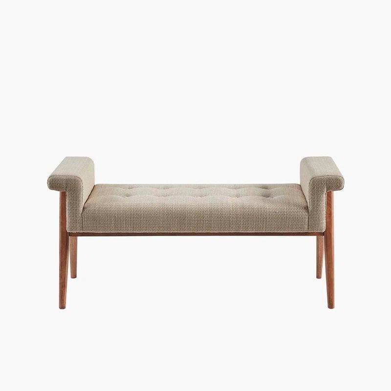 Mercury Row® Nakia Button Tufted Accent Bench