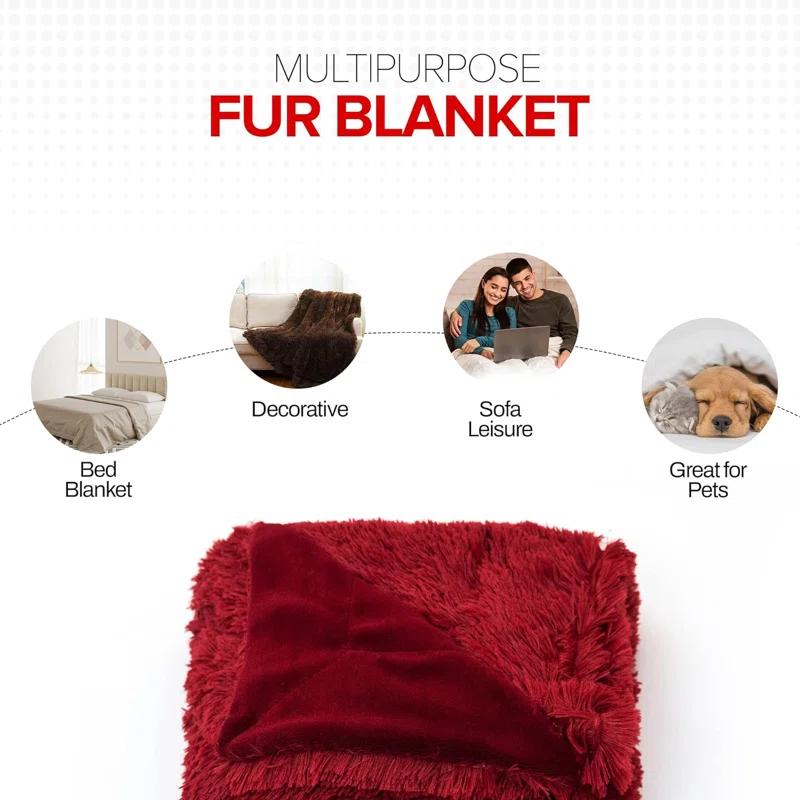 Cheer Collection Plain Weave / Muslin Throw Blanket