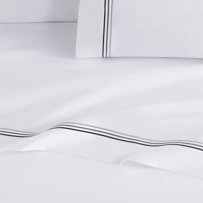 Aston & Arden 600 Thread Count Cotton Sateen Sheet Set Sateen Standard Sheet Set
