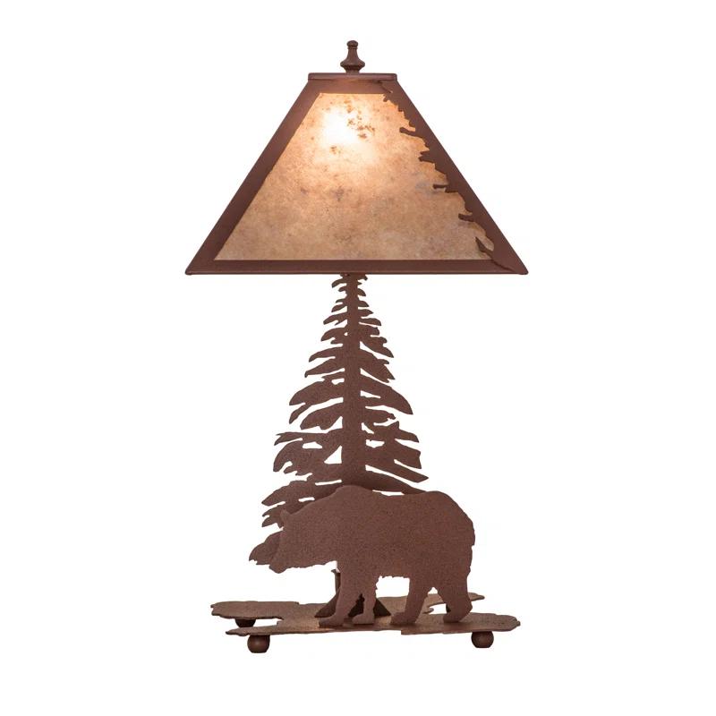 Rustic Lodge Novelty Lamp