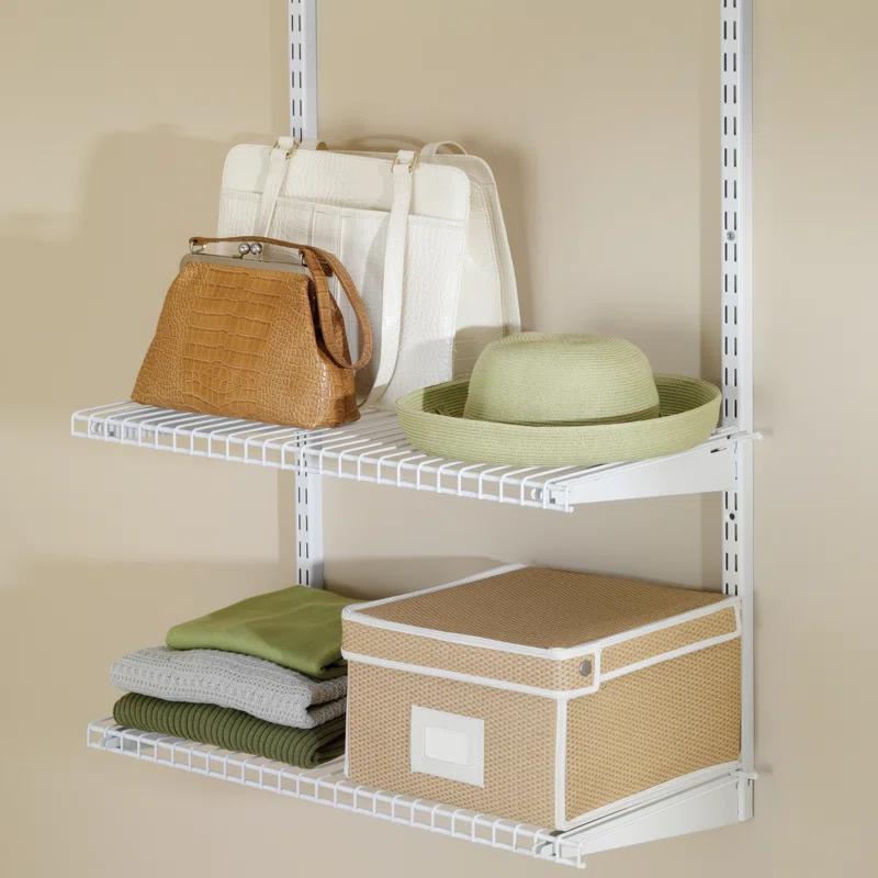 Rubbermaid Rubbermaid FG3H9100WHT Configurations Accessories 26-Inch Shelving Kit, White