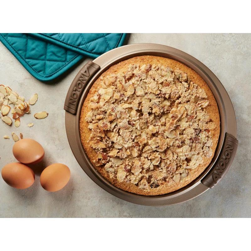 Anolon Anolon Advanced Bakeware Nonstick Round Cake Pan/Baking Pan with Silicone Grips