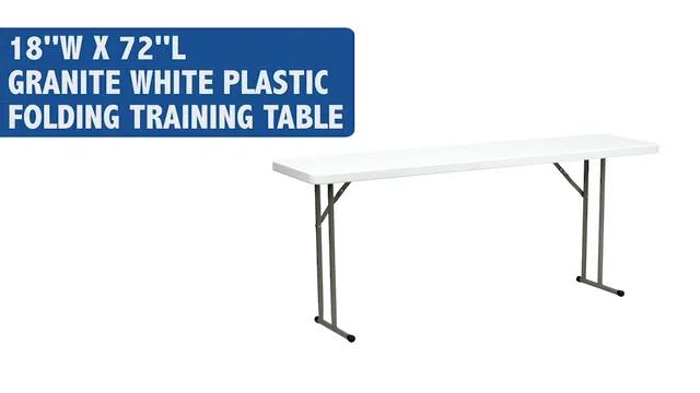 Noah Rectangular Plastic Folding Training and Event Table by Flash Furniture