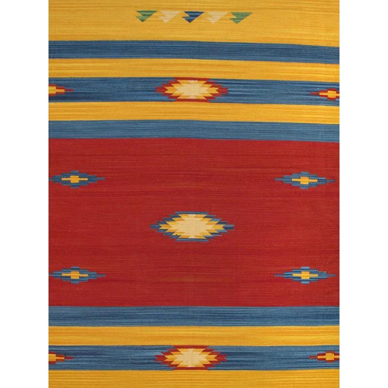 Pasargad Kilim Flatweave Cotton Southwestern Indoor Rug