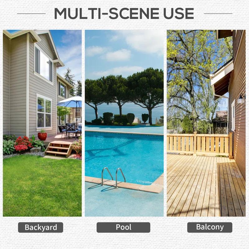 Outsunny 3 Piece Rattan Seating Group