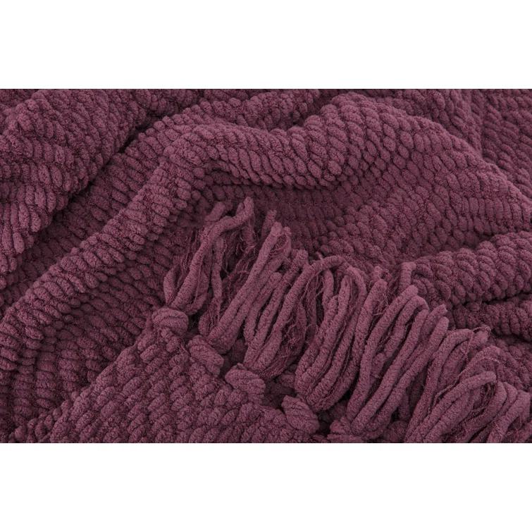 Chanasya Textured Knitted Throw