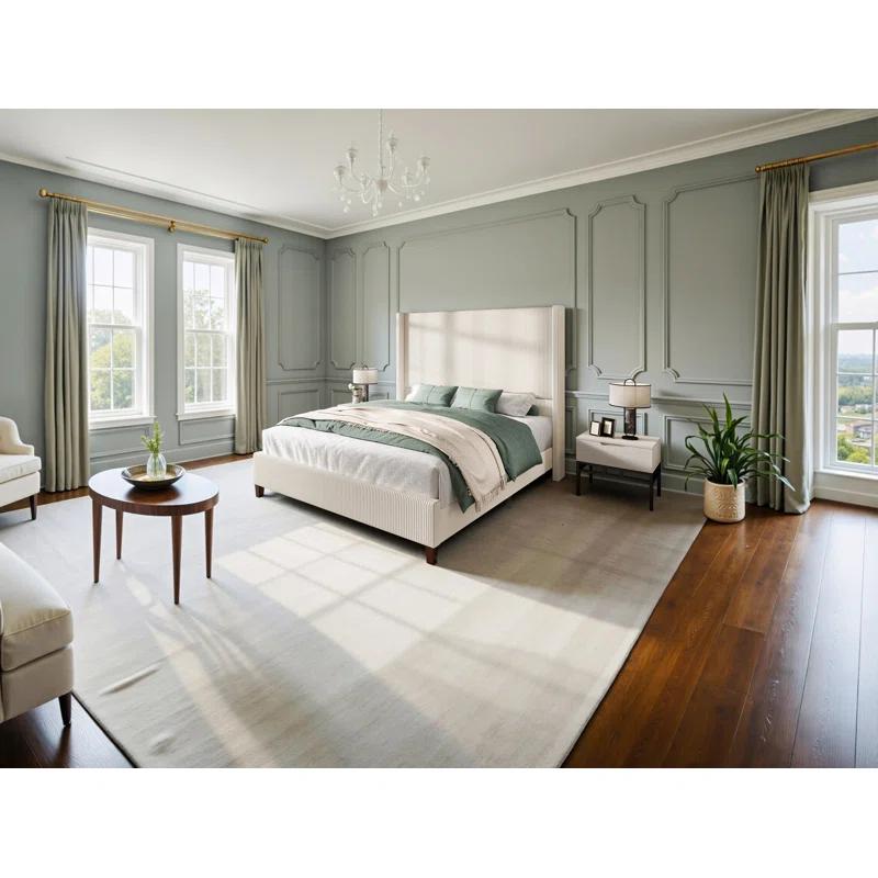 Willa Arlo™ Interiors Dunwoody Upholstered Wingback Platform Bed
