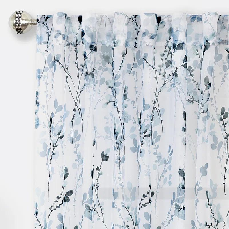 Red Barrel Studio® Molineux Polyester Semi Sheer Curtain Single Panel