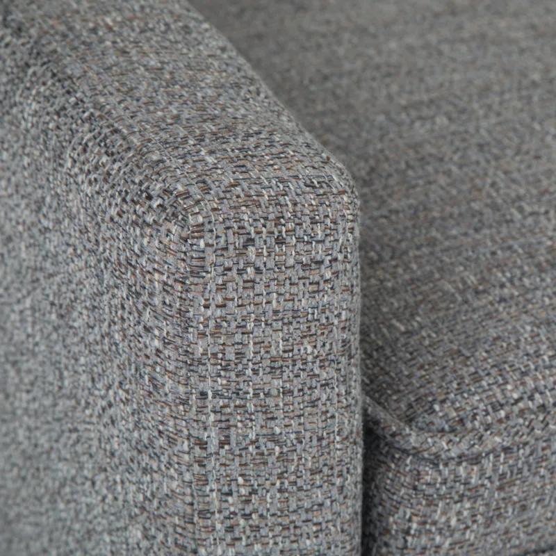 Simpli Home Parris Polyester Upholstered Bench