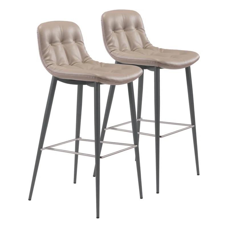 Zuo Hospitality Tangiers Upholstered Counter Stool (Set of 2)