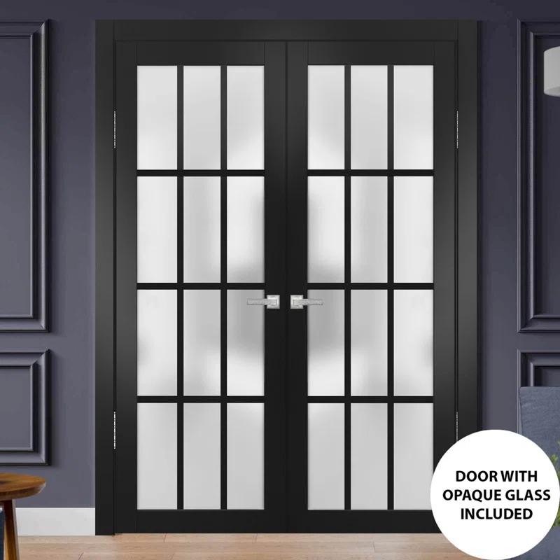 SARTODOORS Quadro Frosted Glass French Doors