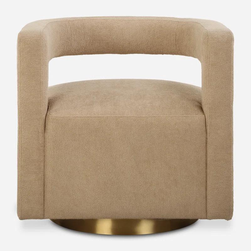 Uttermost Uttermost Grounded Modern Swivel Chair