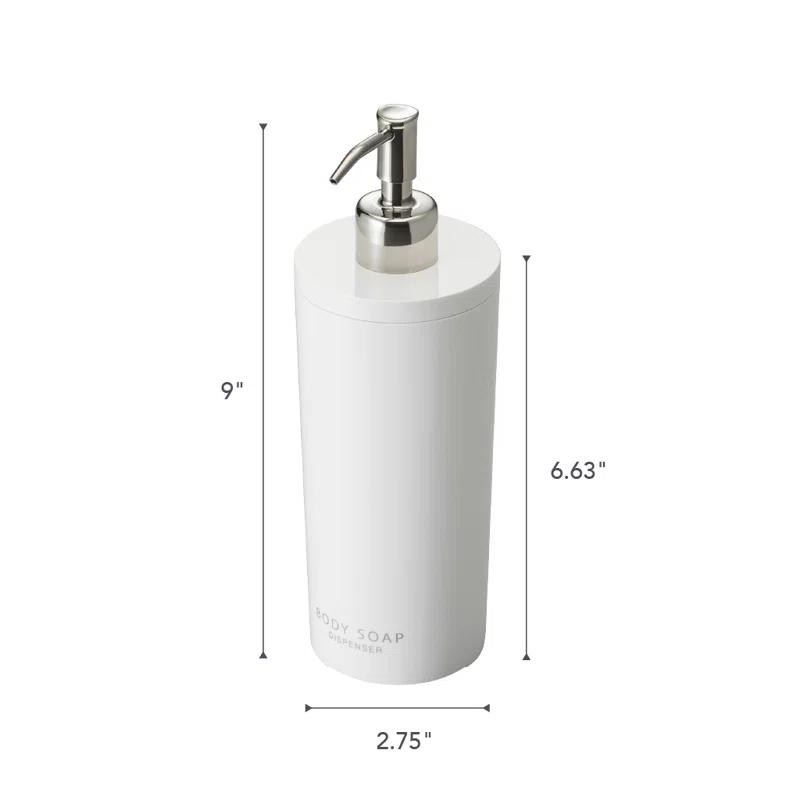 Yamazaki Home Yamazaki Home Body Soap Dispenser, Contemporary Bottle Pump For Shower, 16.9 fluid oz.