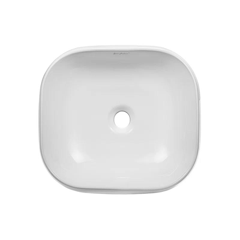 Swiss Madison SM-VS273 Château 18 Square Ceramic Vessel Sink