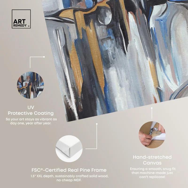 Art Remedy Art Remedy Blue Paintings Canvas Meditation Mood