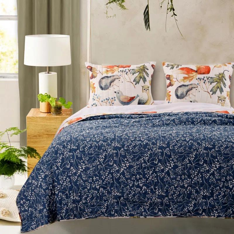 Barefoot Bungalow Willow Reversible Quilt Set