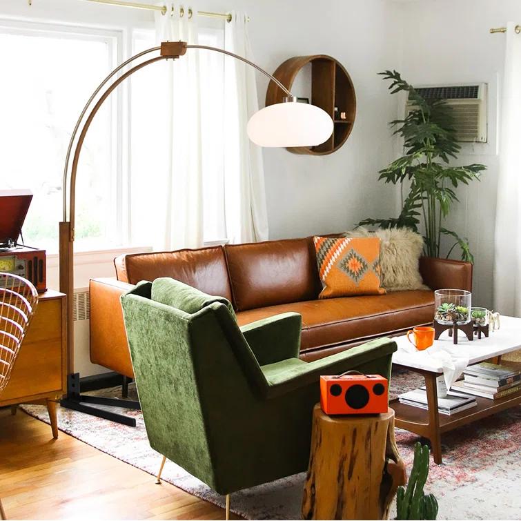 Morelli Arc Floor Lamp - 84", Dimmer Switch, V-base