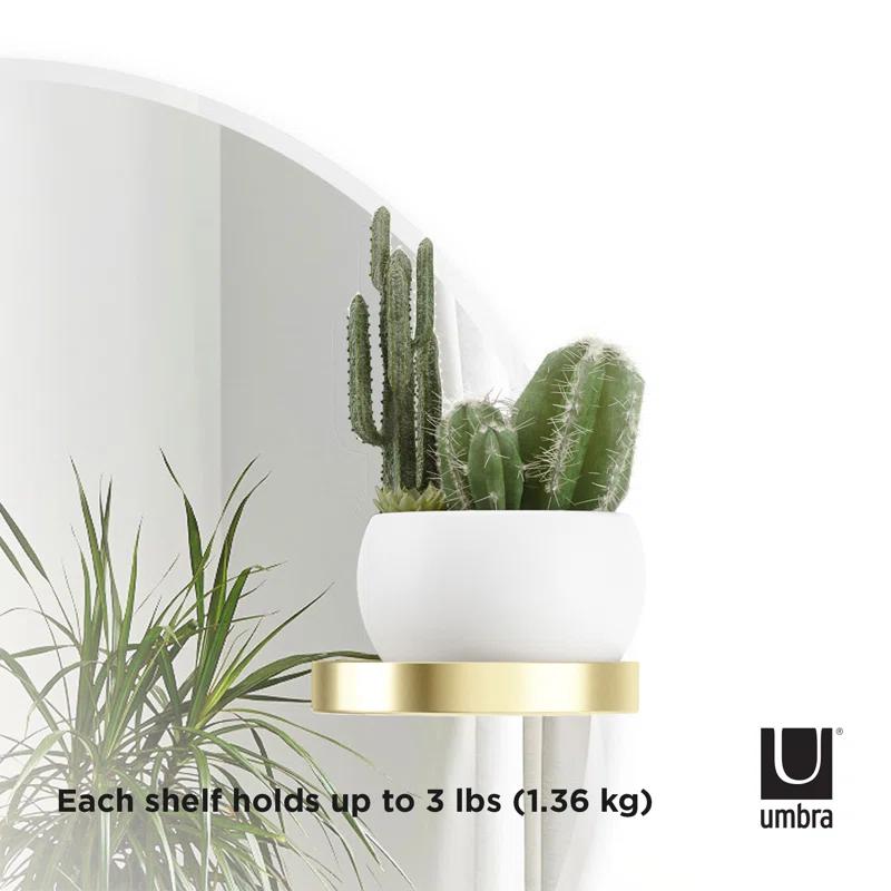 Perch Wall Mirror And Shelves