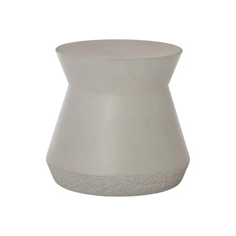 Nidra Concrete Top End Table