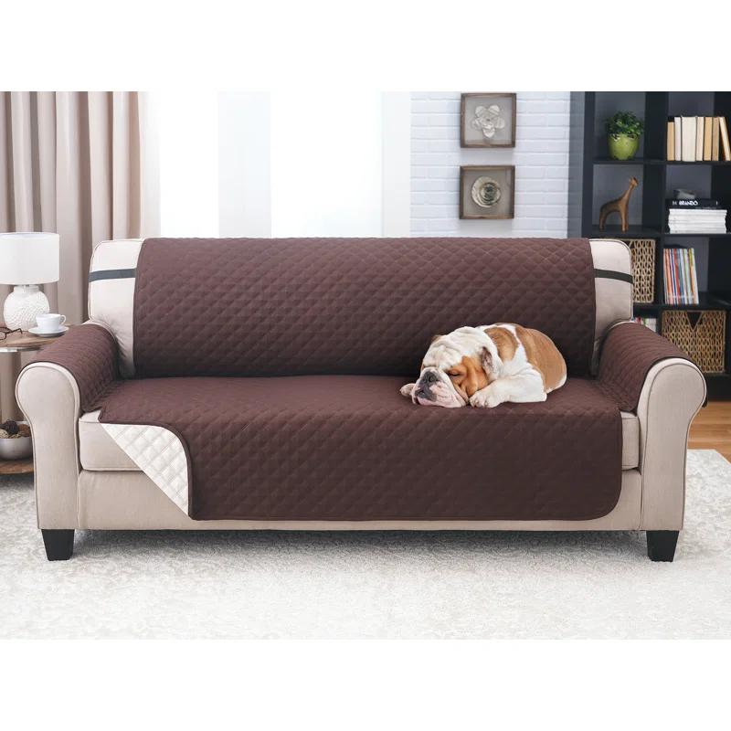 Symple Stuff Home Solutions Box Cushion Sofa Slipcover
