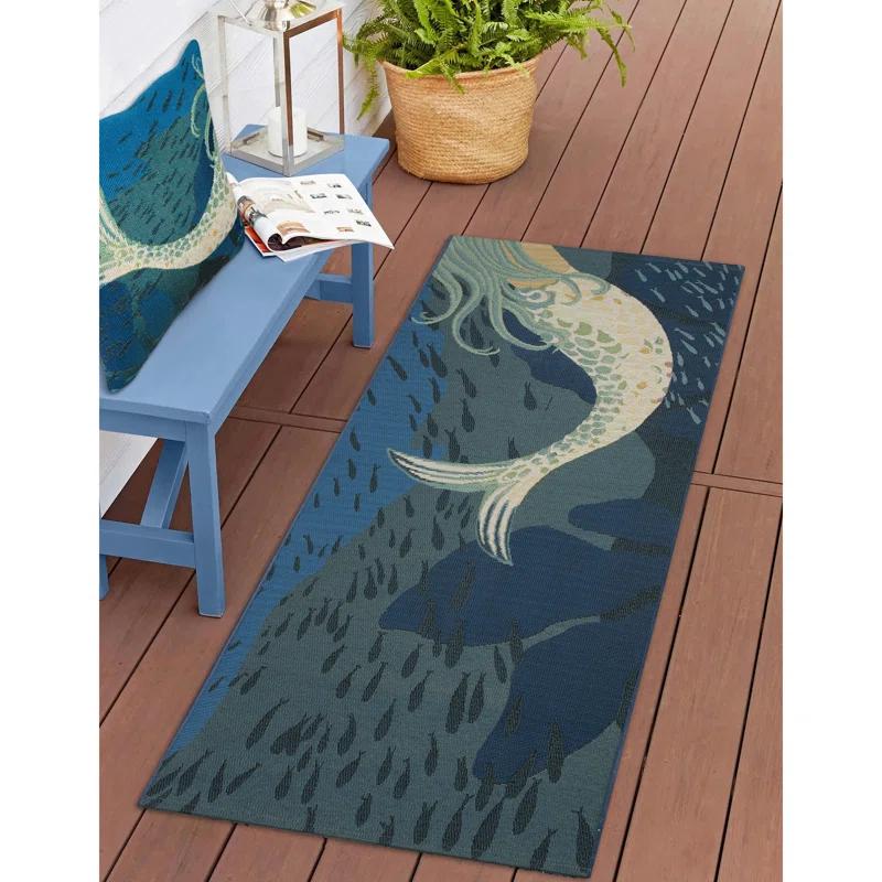 Liora Manne Marina No Decorative Addition Indoor/Outdoor Throw Pillow