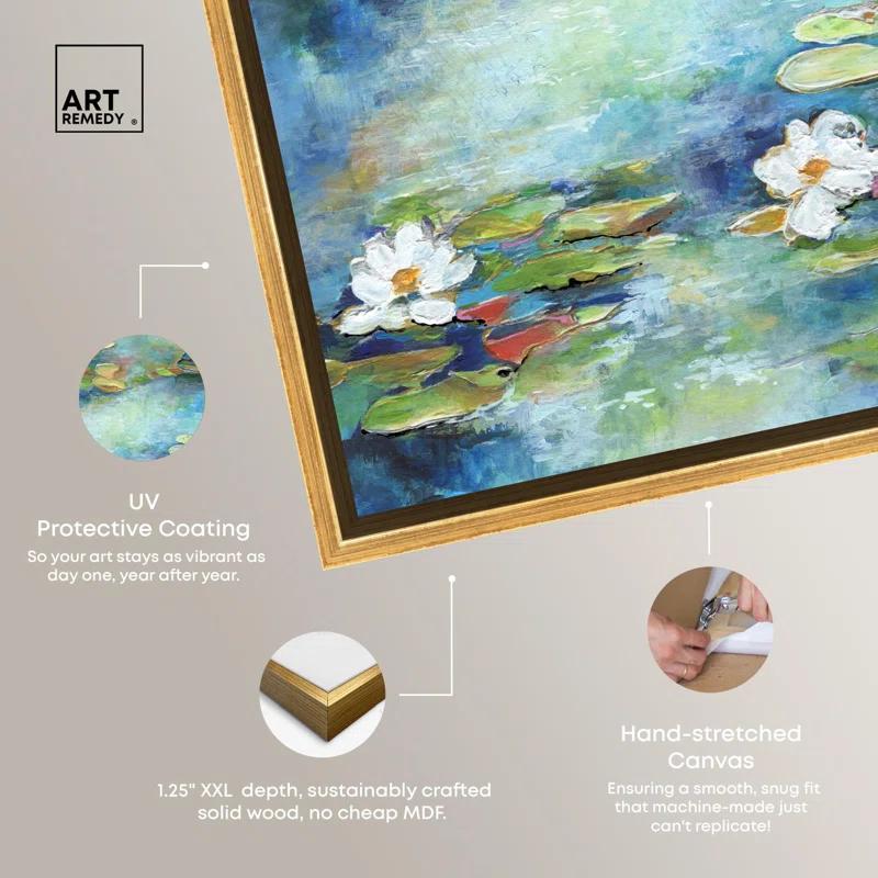 Art Remedy Water Jewels Canvas Coastal Wall Art by Art Remedy