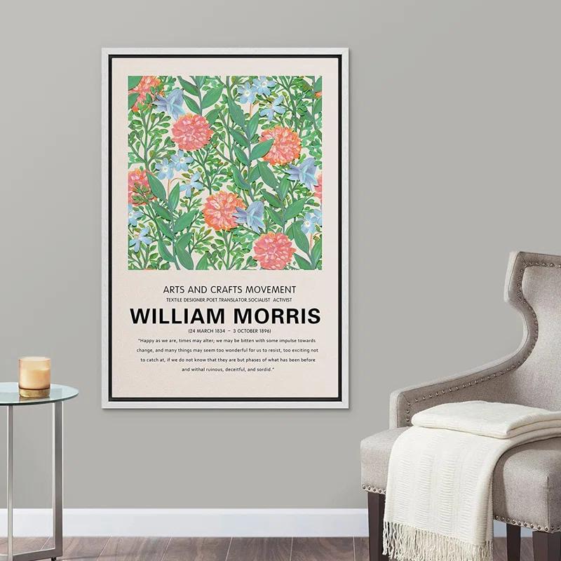 SIGNLEADER " Rose Flower Garden Nature Wilderness Illustrations " by William Morris