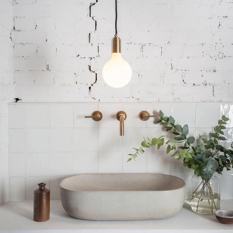 Porcelain III Pendant Light by Tala - Brass / 5"Dia