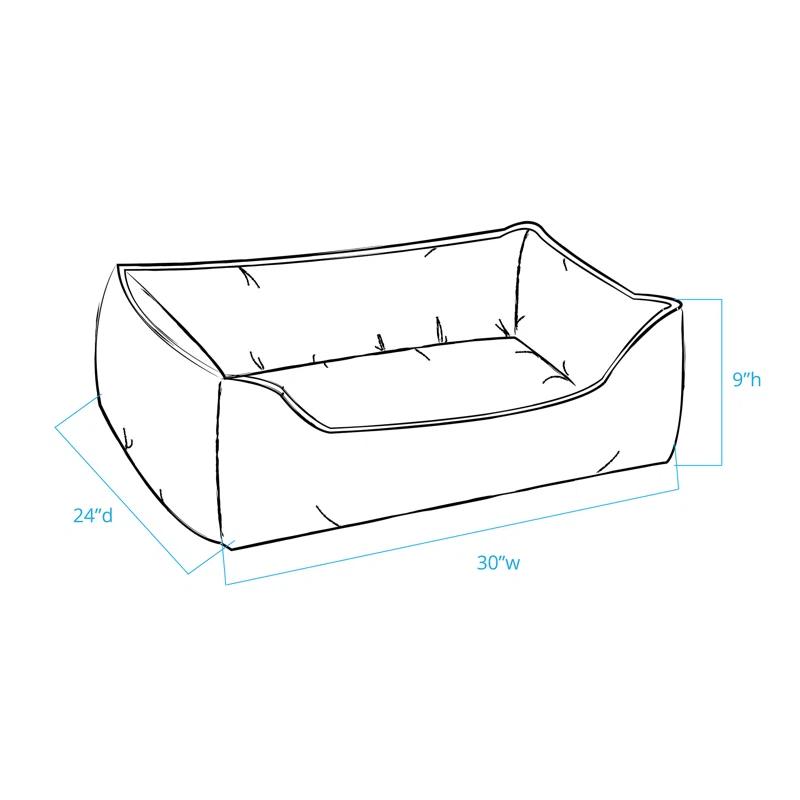 Acadia Striped Pet Bed