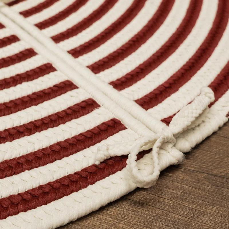 Colonial Mills Candy Cane Round Holiday Tree Skirt Striped Polypropylene Tree Skirt
