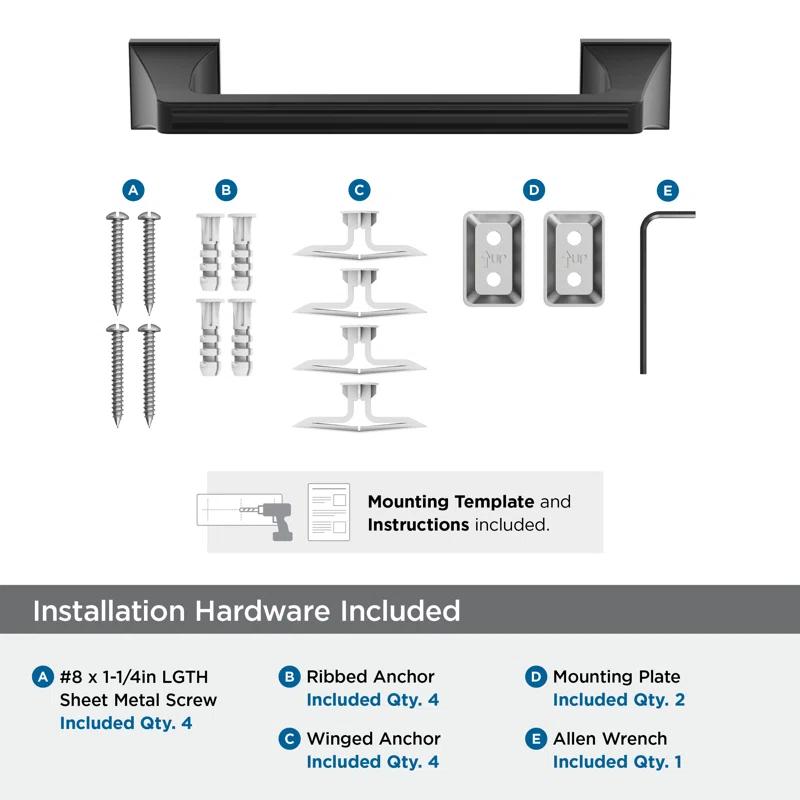 Amerock BH36025MB Mulholland Towel Bar