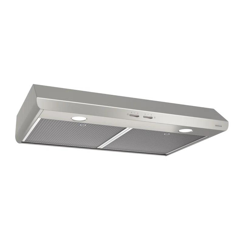 Broan NuTone Broan NuTone 30" Steel 250 CFM Convertible Under Cabinet Range Hood with Mesh Filter BKSH130SS
