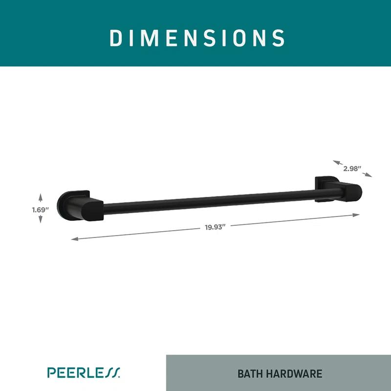 Peerless Faucets Xander 1 Wall Towel Bar PA619-18BL