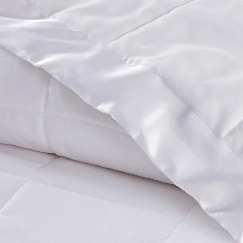 Madison Park Lightweight Down Alternative Blanket with Satin Trim
