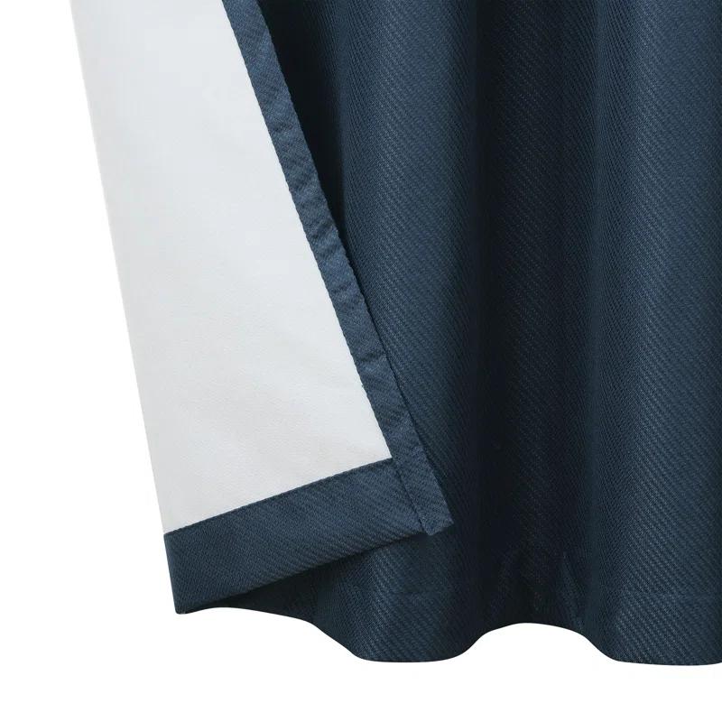 Nautica Nautica Synthetic Solid Color Blackout Thermal Rod Pocket Curtain Panels (Set of 2)
