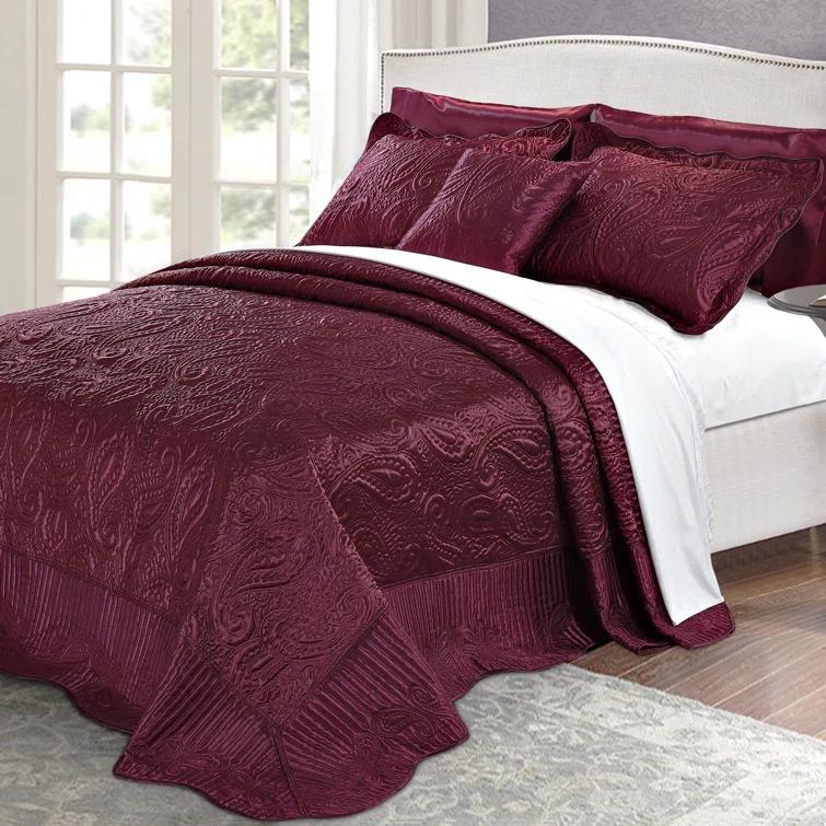 Serenta 4 Piece Quilted Satin Set