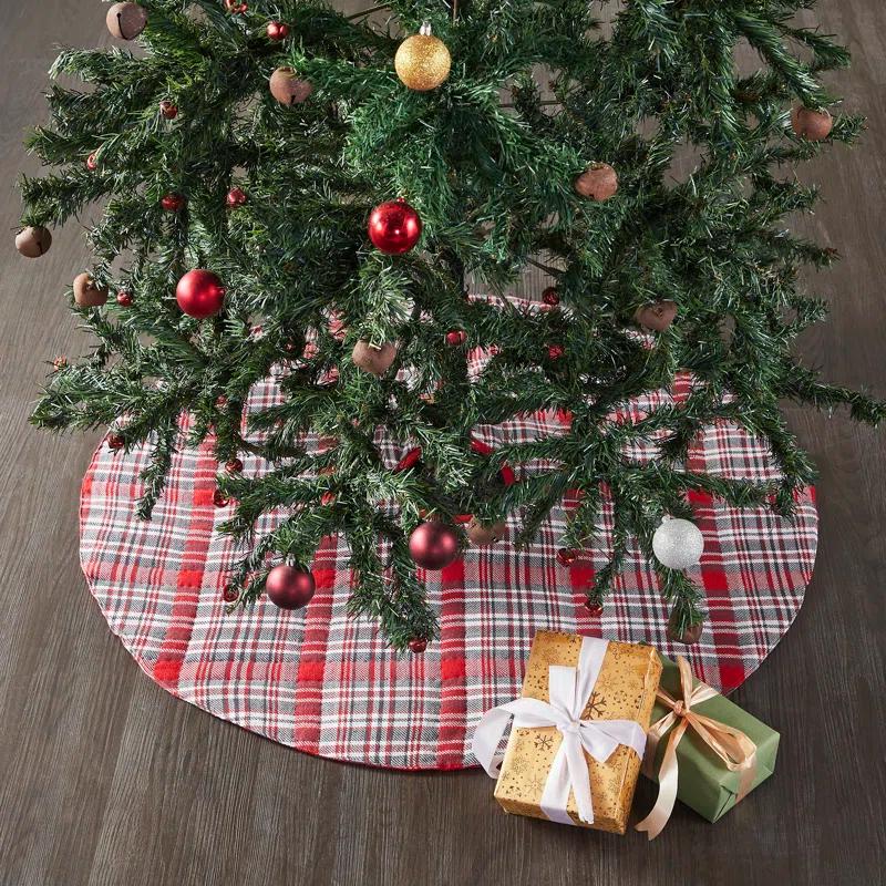 Plaid Cotton Tree Skirt
