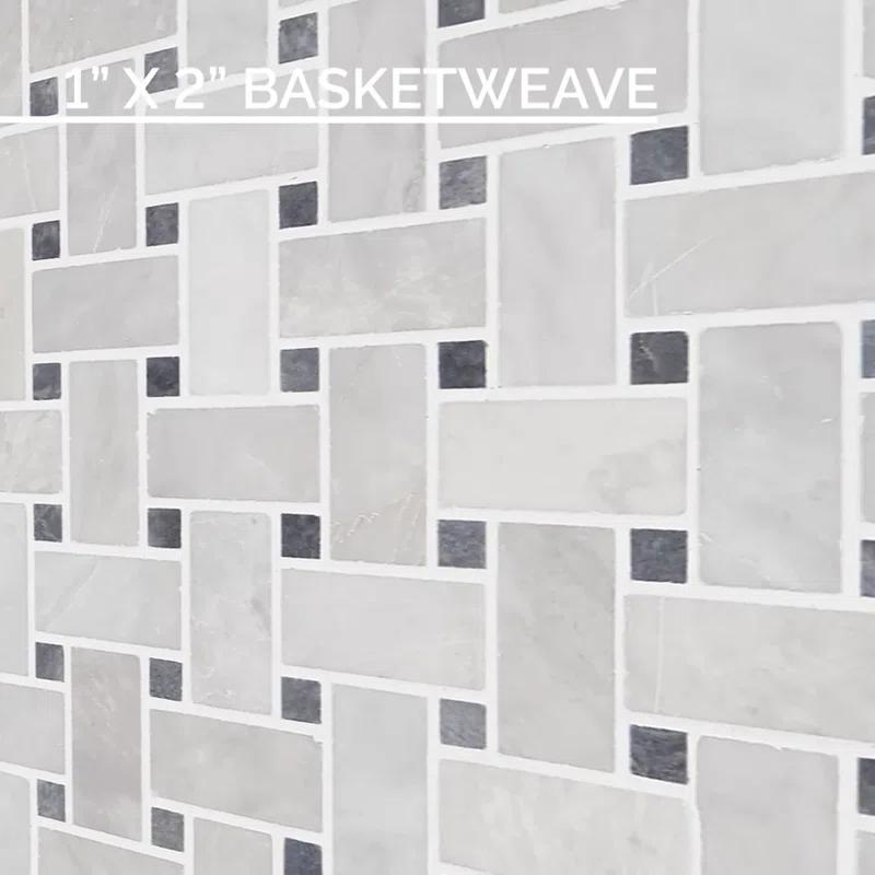 Bond Tile 12" x 24" Porcelain Marble Look Wall & Floor Tile