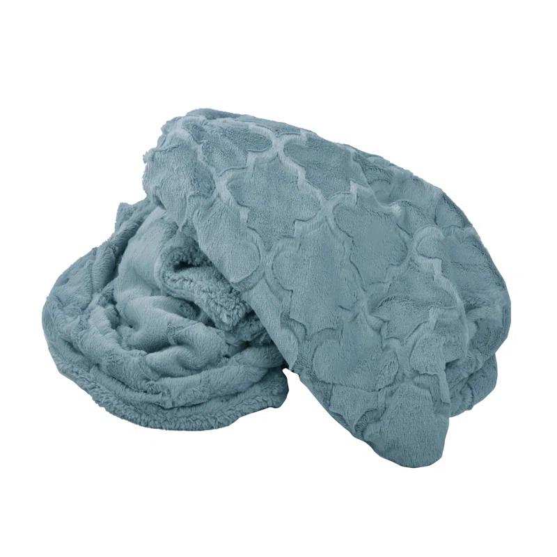 Ashley Embroidered Throw Blanket