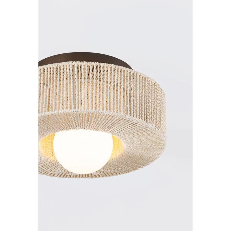 Embeth Flush Mount Light - Bronze / 14"Dia