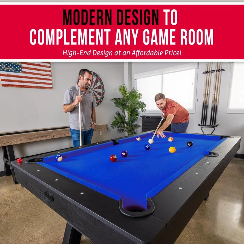 GoSports GoSports 7 ft Pool Table - Modern Billiards Table - Accessories Included