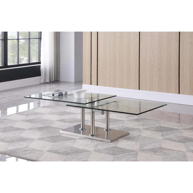 Orren Ellis Daivelis Pedestal Coffee Table