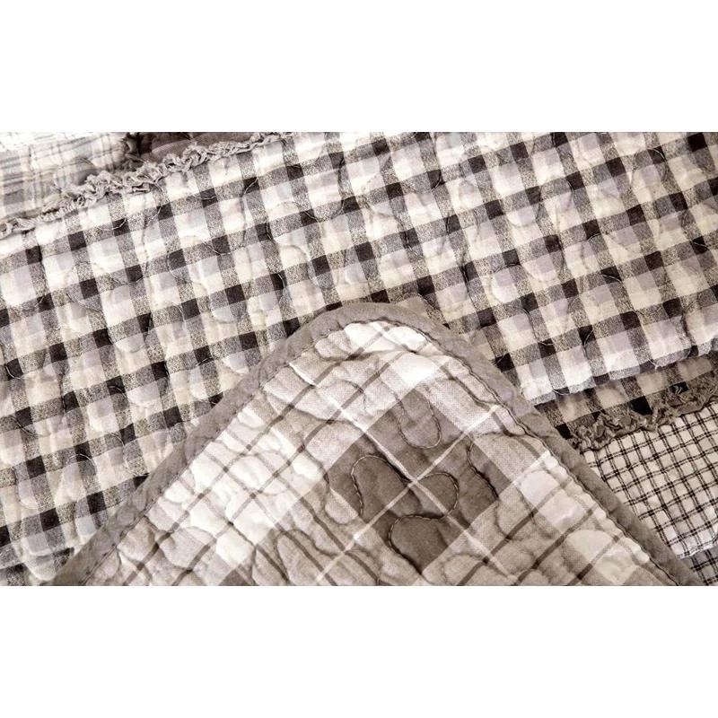 Chezmoi Collection Cotton Patchwork Quilt Set